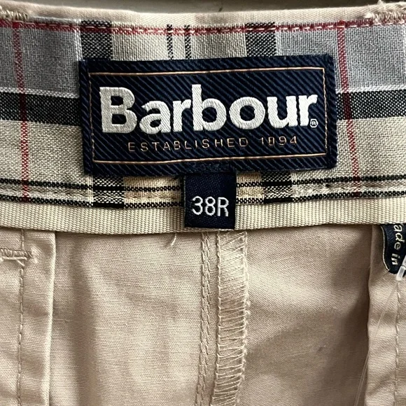 Barbour men’s Lightweight Mist Stretch Tailored Chino Pants. Size 38R. NWT - Picture 8 of 10